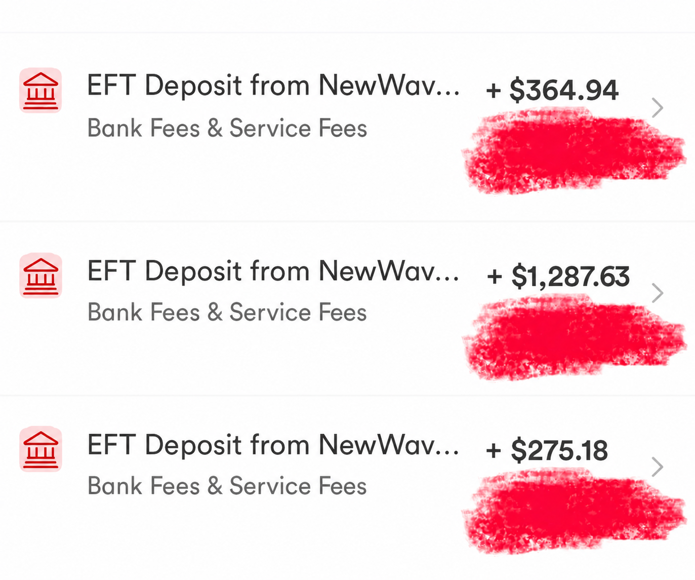 Payment proof high